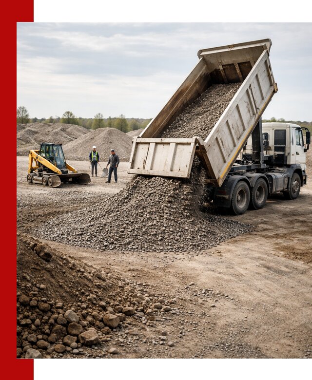 Доставка самосвалом 25 м³ в Карталах быстро и надежно