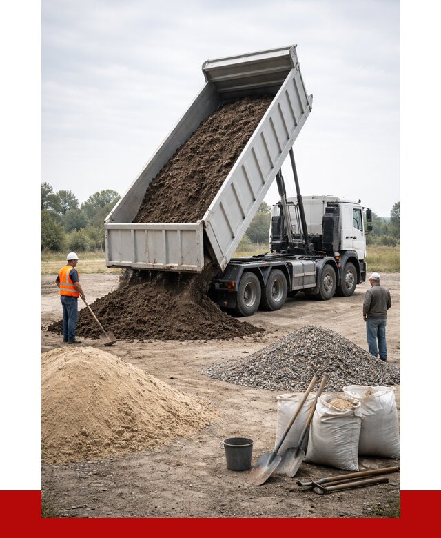 Доставка самосвалом 30 кубов в Карталах от 8866 р. | ПРОНЕРУДКрт