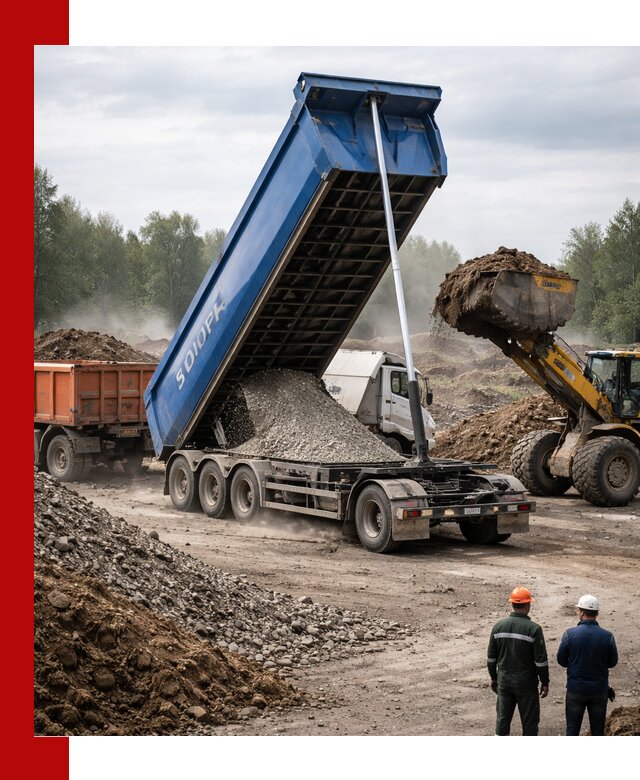 Аренда тонар 40 тонн в Карталах с доставкой материалов