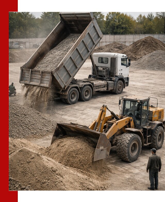 Перевозка сыпучих грузов самосвалами и бортовыми в Карталах