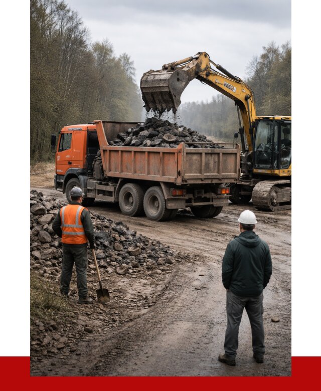 Вывоз асфальта в Карталах от 4694 р. самосвалом ПРОНЕРУДКрт