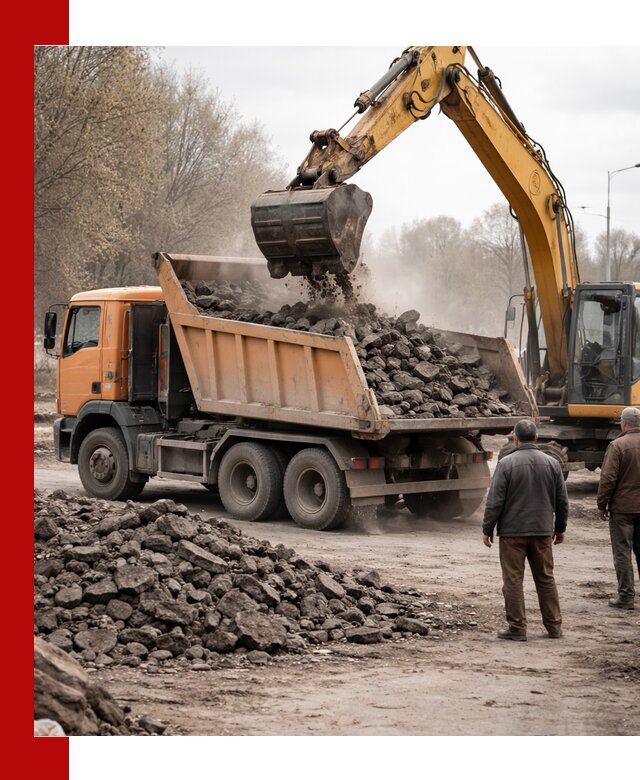 Вывоз асфальта и асфальтового покрытия в Карталах