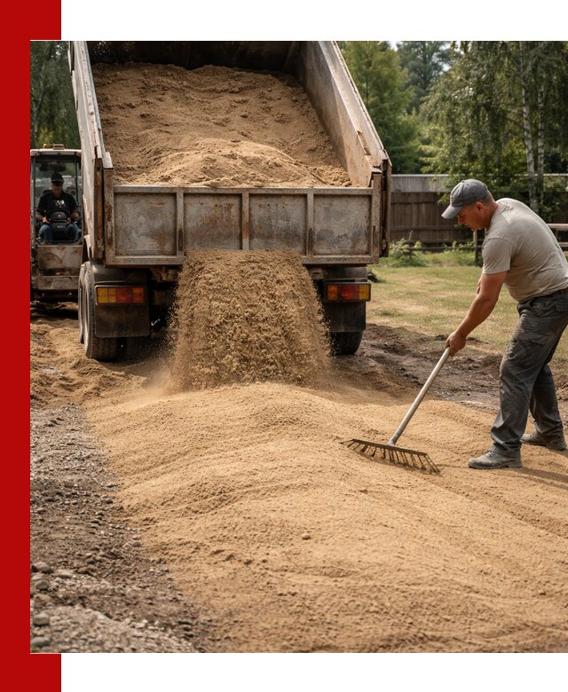 Отсыпка участка песком в Карталах быстро и качественно