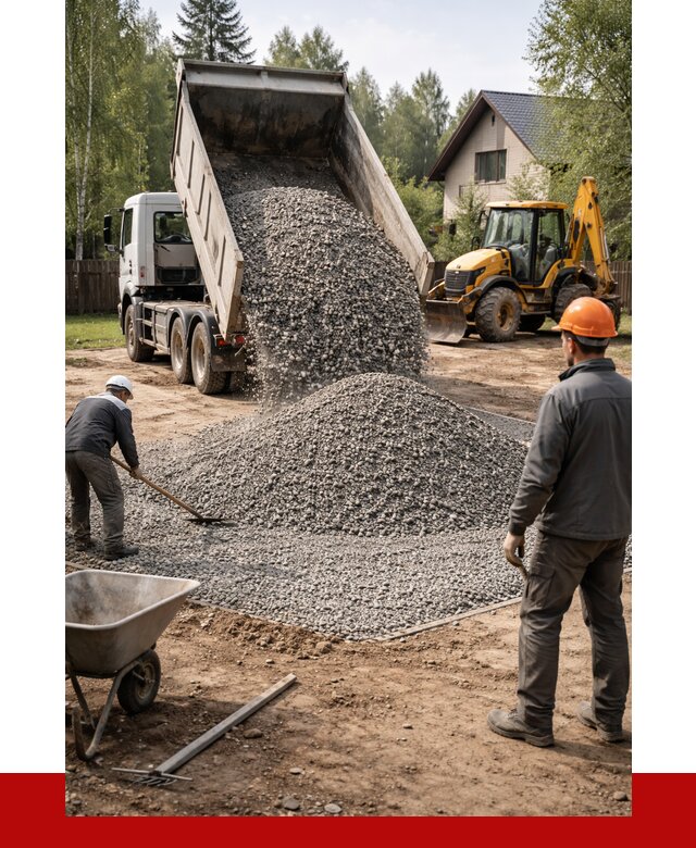 Отсыпка участка щебнем в Карталах от 6780 р. ПРОНЕРУДКрт