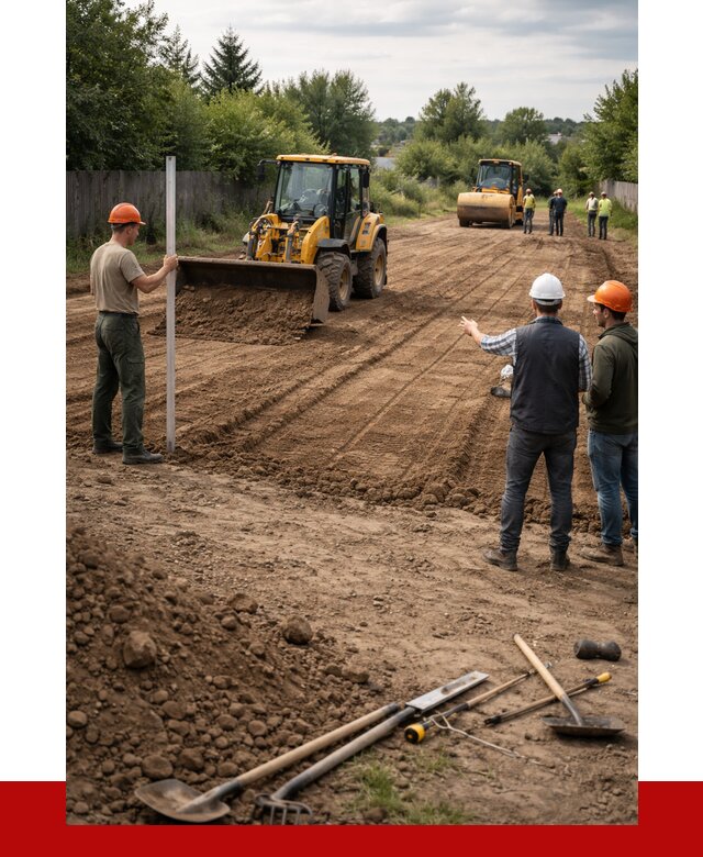 Планировка участка грунтом в Карталах от 4694 р ПРОНЕРУДКрт