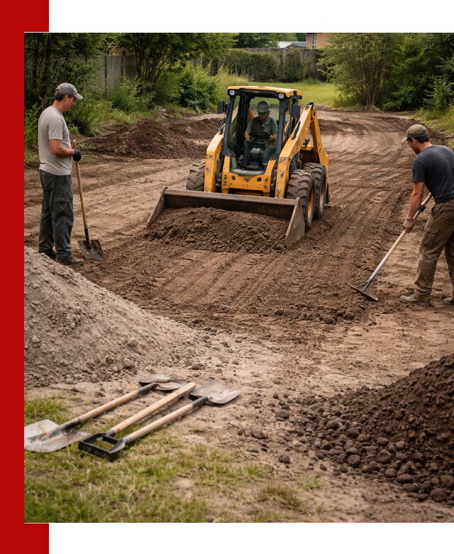 Планировка участка грунтом с вывозом и доставкой в Карталах