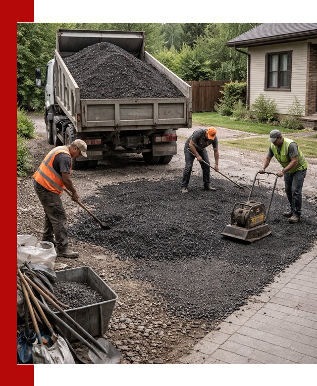 Асфальтовая крошка для двора с доставкой в Карталах